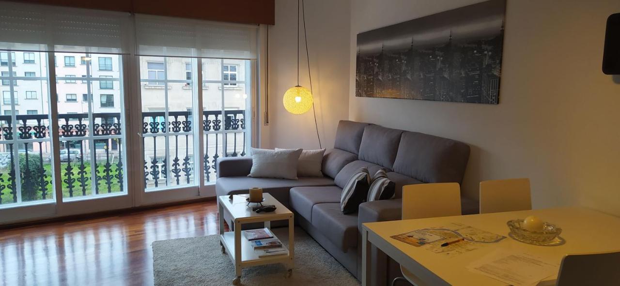Moderno Y Luminoso 2 Dormitorios Con Todas Las Comodidades En Pontevedra Ciudad Zewnętrze zdjęcie